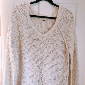 Free People Knit V-neck Sweater